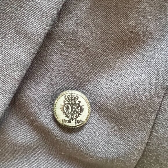 Dark Blue Fitted with Stretch Blazer - Picture 5 of 9